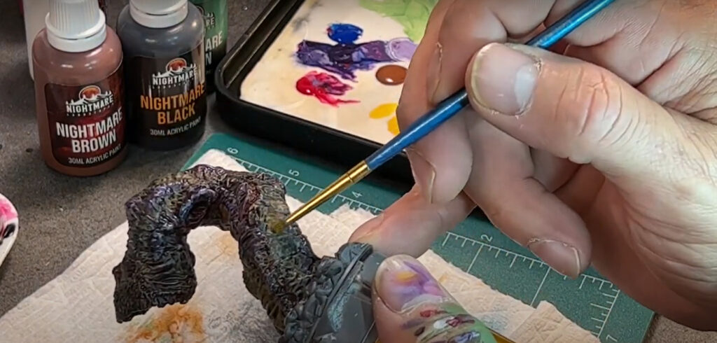 How to paint a mini with washes