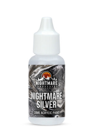 Nightmare Silver Miniature Acrylic Paint 30ml