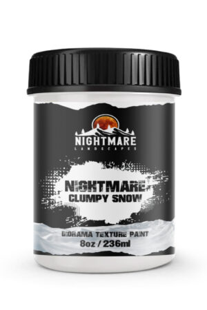 Nightmare Clumpy Snow Effects Diorama Texture Paint 8oz