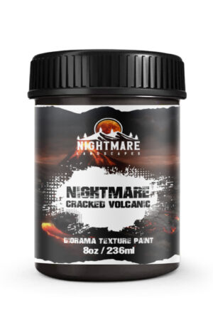 Nightmare Cracked Volcanic Effects Diorama Texture Paint 8oz