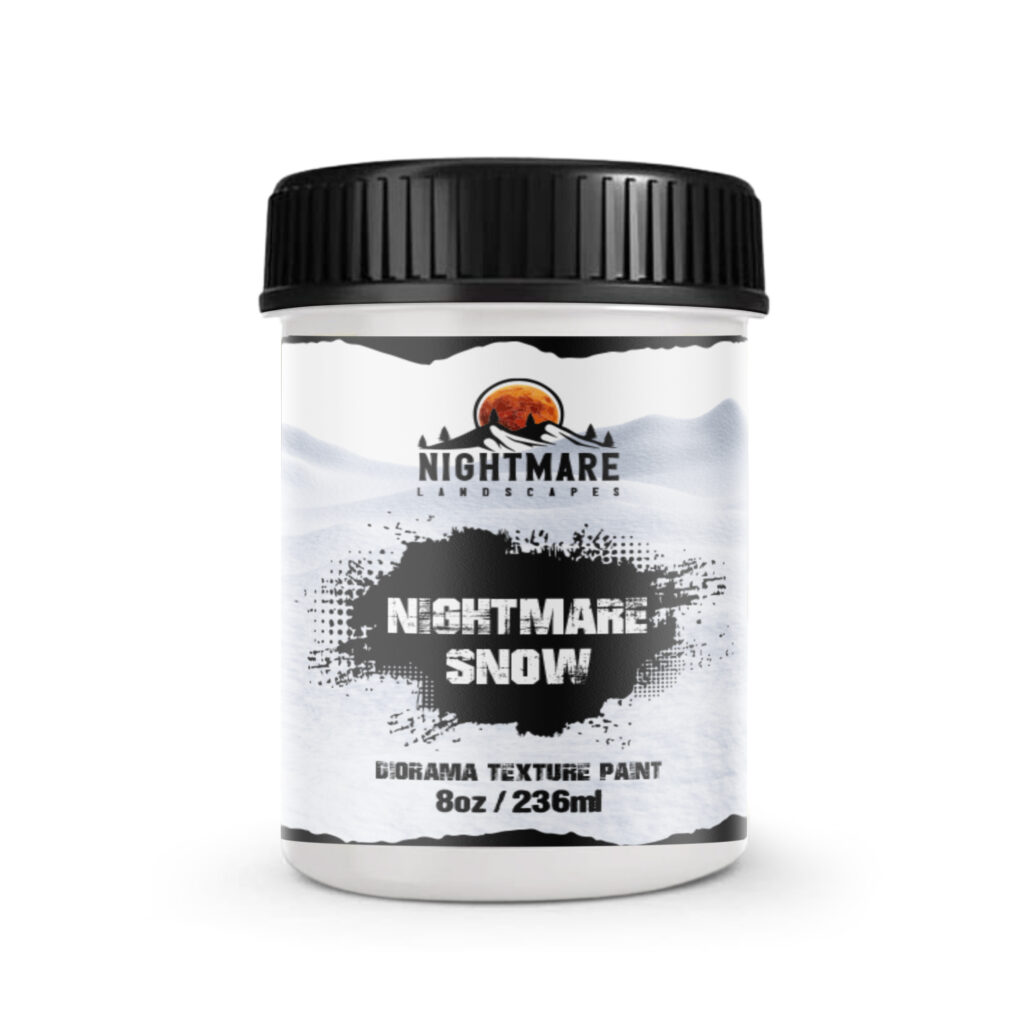 Nightmare Snow Effects Diorama Texture Paint 8oz