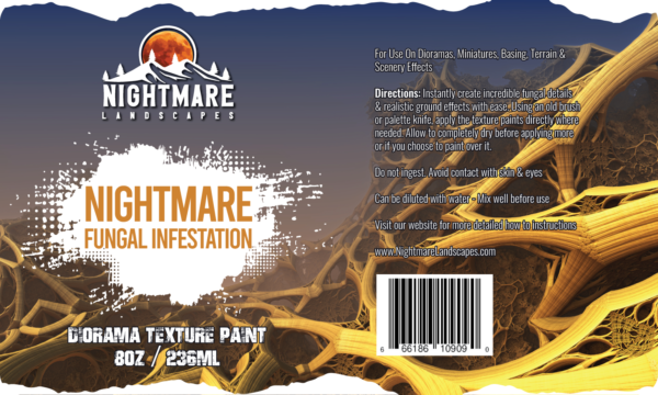 Nightmare Landscapes Fungal Infestation Effects Diorama Texture Paint 8oz